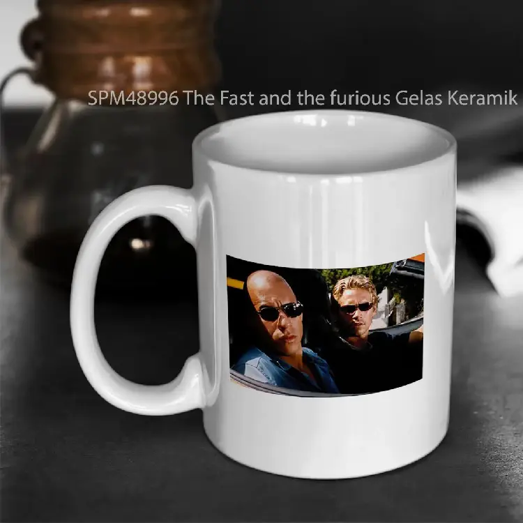 SPM48996 The Fast and the furious Gelas Keramik Supermug