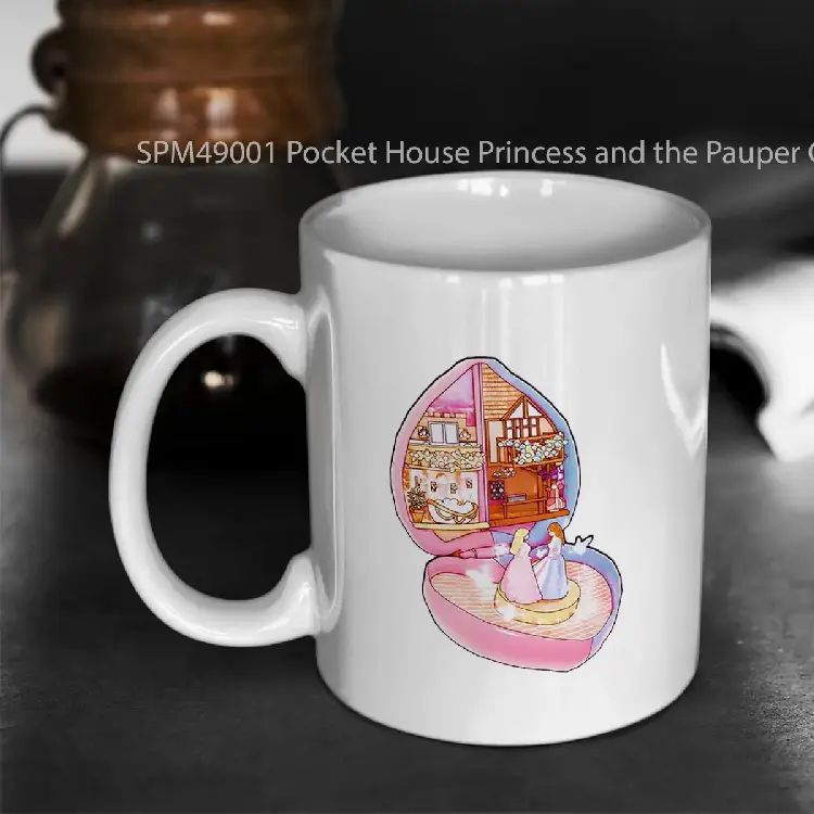 SPM49001 Pocket House Princess and the Pauper Gelas Keramik Supermug