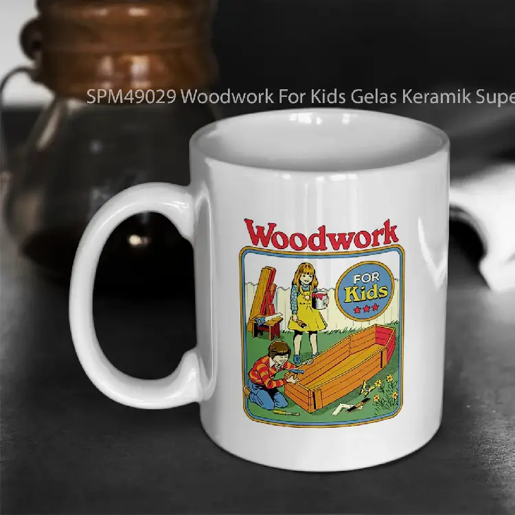 SPM49029 Woodwork For Kids Gelas Keramik Supermug