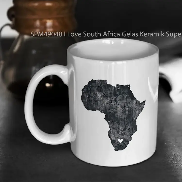 SPM49048 I Love South Africa Gelas Keramik Supermug