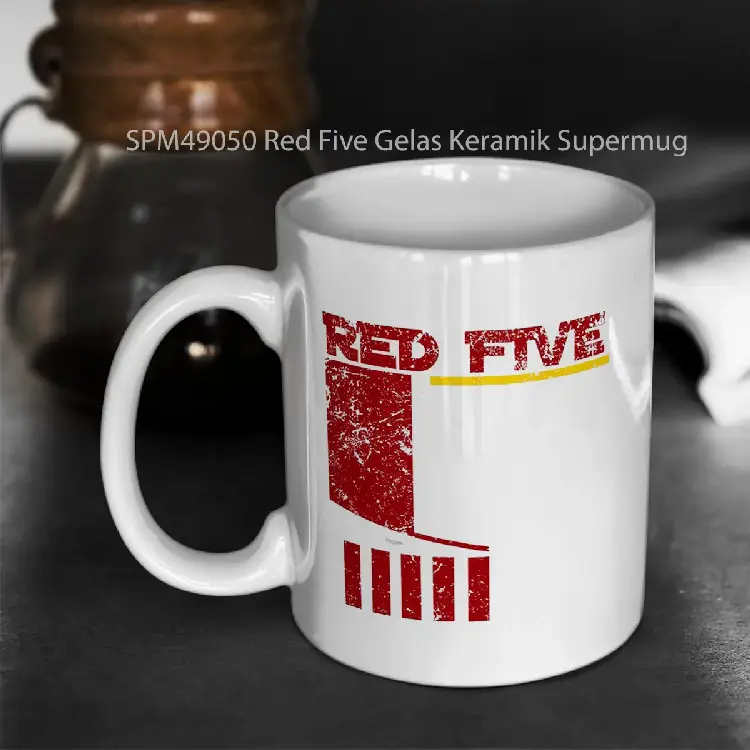 SPM49050 Red Five Gelas Keramik Supermug