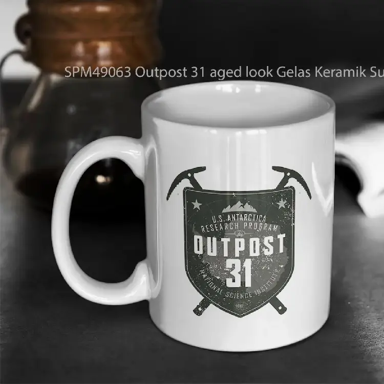 SPM49063 Outpost 31 aged look Gelas Keramik Supermug