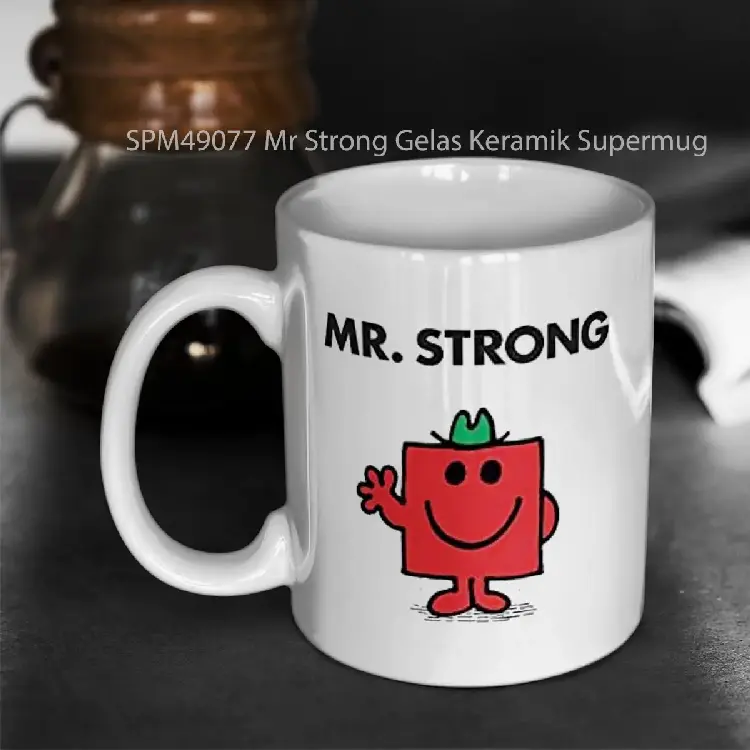 SPM49077 Mr Strong Gelas Keramik Supermug