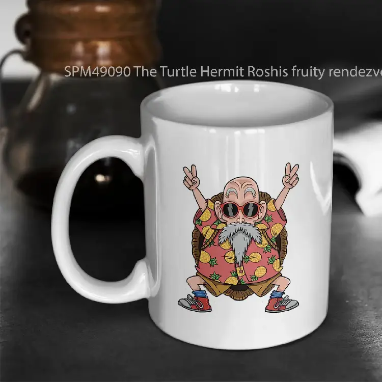 SPM49090 The Turtle Hermit Roshis fruity rendezvous Gelas Keramik Supermug