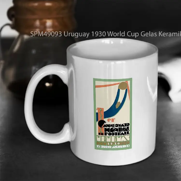 SPM49093 Uruguay 1930 World Cup Gelas Keramik Supermug