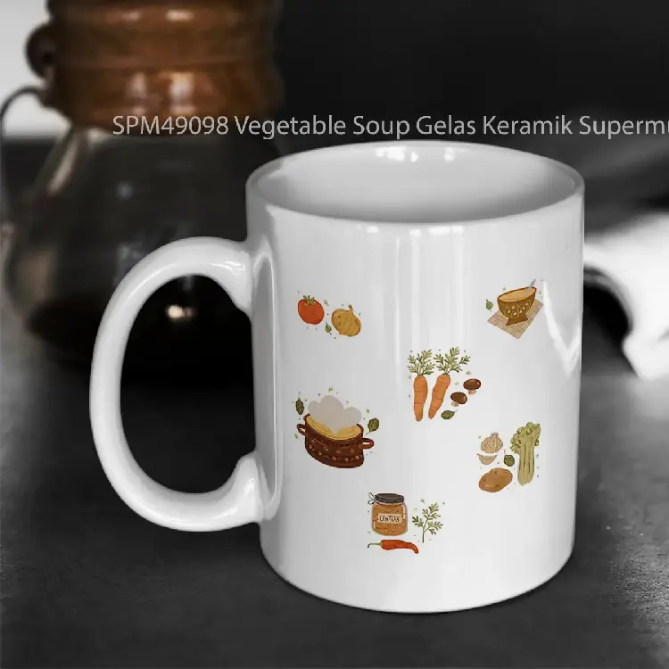 SPM49098 Vegetable Soup Gelas Keramik Supermug