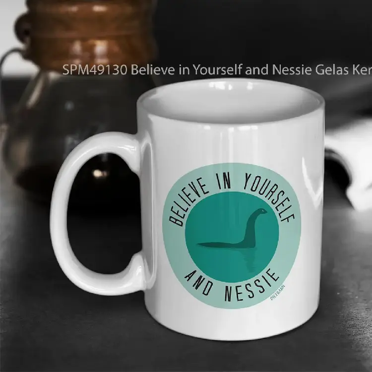 SPM49130 Believe in Yourself and Nessie Gelas Keramik Supermug