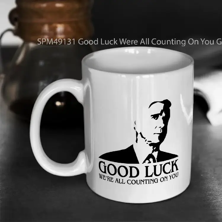 SPM49131 Good Luck Were All Counting On You Gelas Keramik Supermug