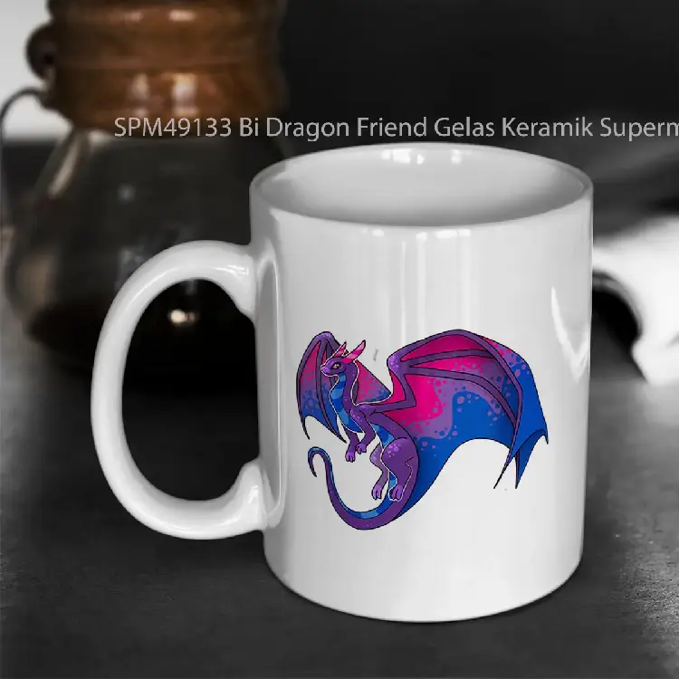 SPM49133 Bi Dragon Friend Gelas Keramik Supermug