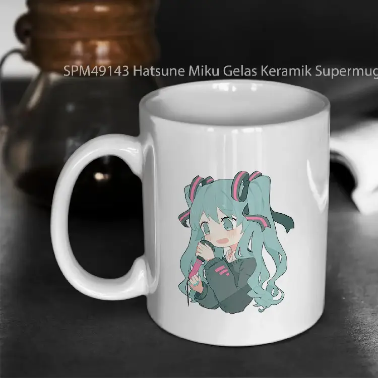 SPM49143 Hatsune Miku Gelas Keramik Supermug