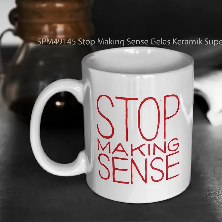 SPM49145 Stop Making Sense Gelas Keramik Supermug