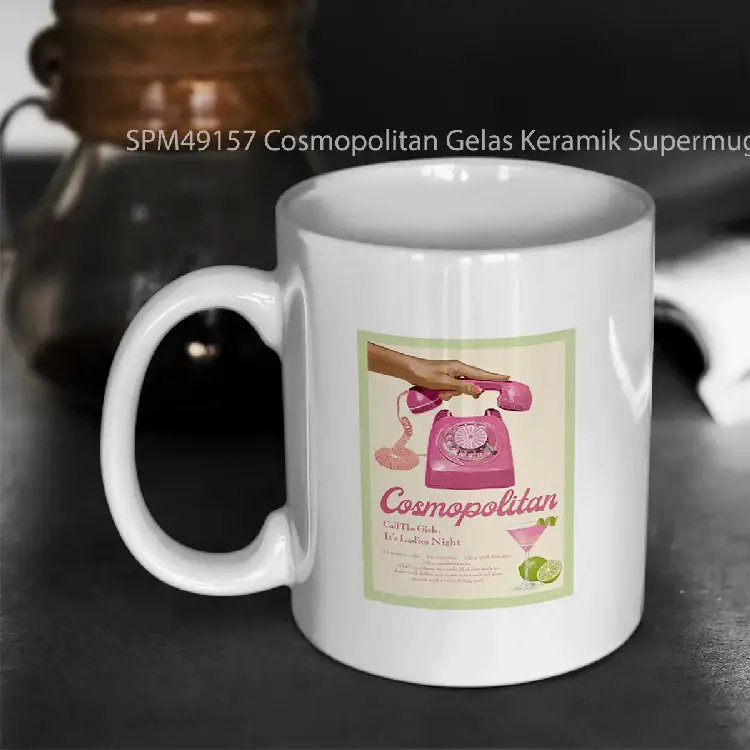 SPM49157 Cosmopolitan Gelas Keramik Supermug