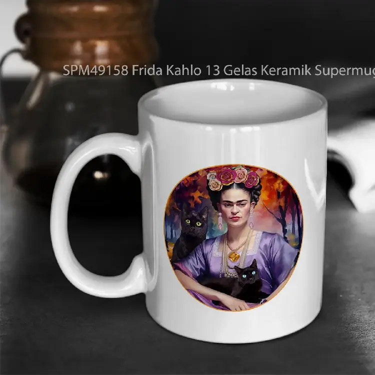 SPM49158 Frida Kahlo 13 Gelas Keramik Supermug