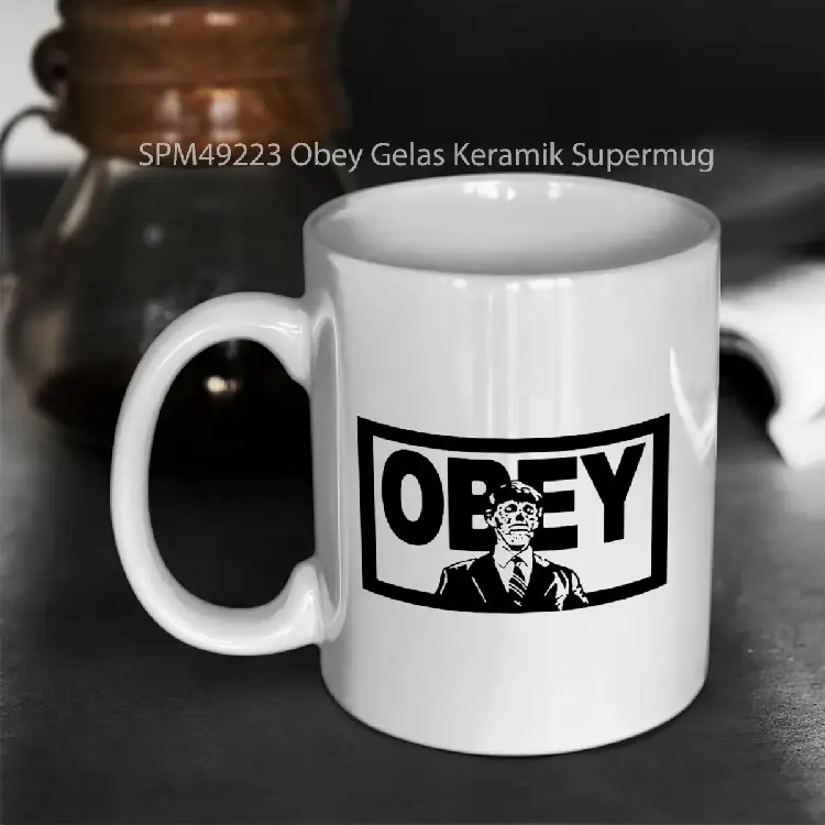 SPM49223 Obey Gelas Keramik Supermug
