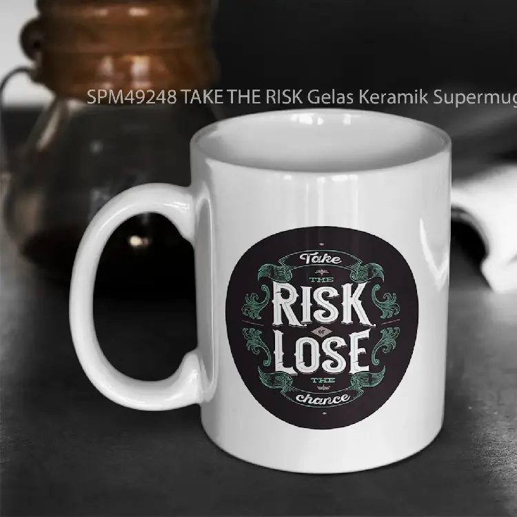 SPM49248 TAKE THE RISK Gelas Keramik Supermug