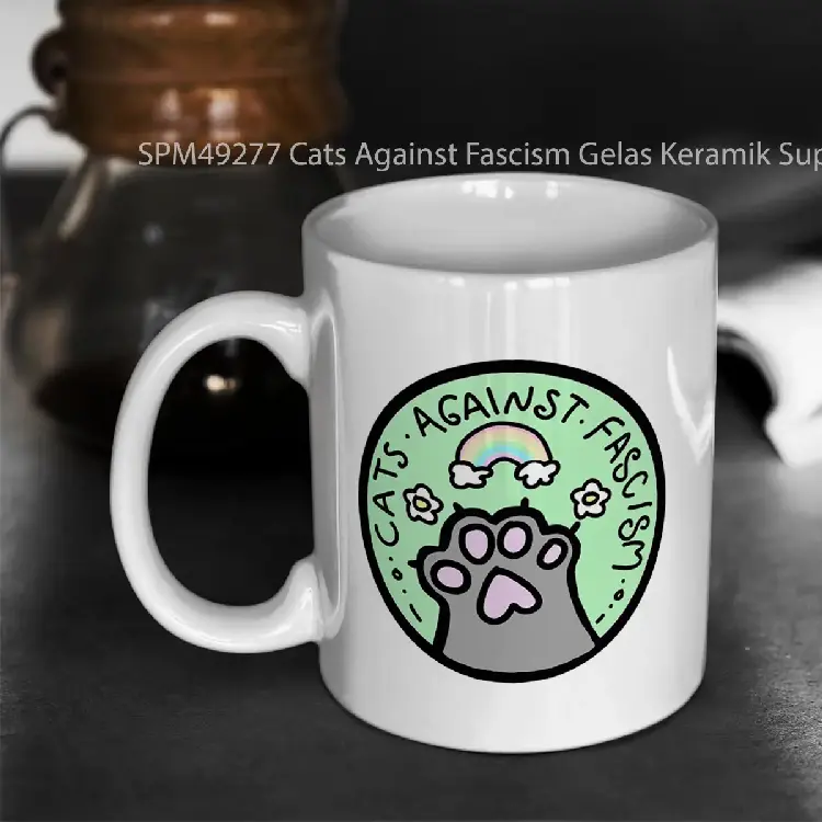 SPM49277 Cats Against Fascism Gelas Keramik Supermug