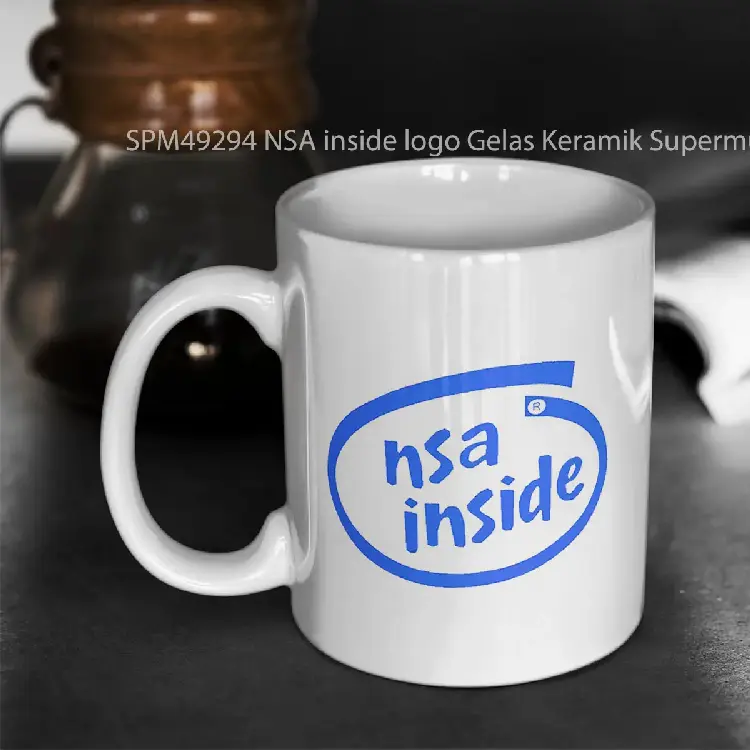 SPM49294 NSA inside logo Gelas Keramik Supermug