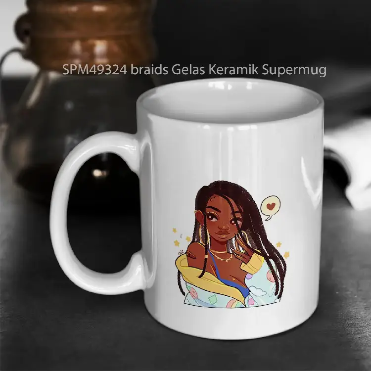 SPM49324 braids Gelas Keramik Supermug