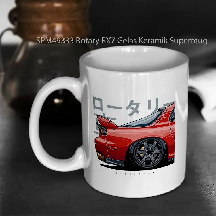 SPM49333 Rotary RX7 Gelas Keramik Supermug