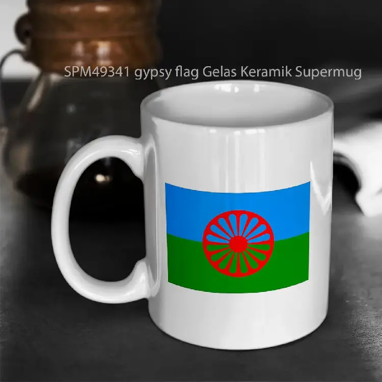 SPM49341 gypsy flag Gelas Keramik Supermug