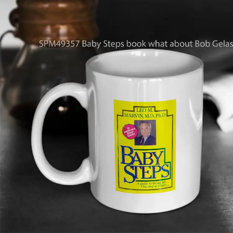 SPM49357 Baby Steps book what about Bob Gelas Keramik Supermug