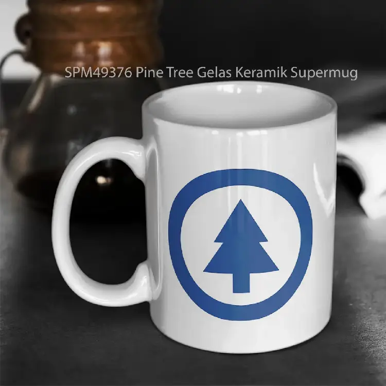 SPM49376 Pine Tree Gelas Keramik Supermug