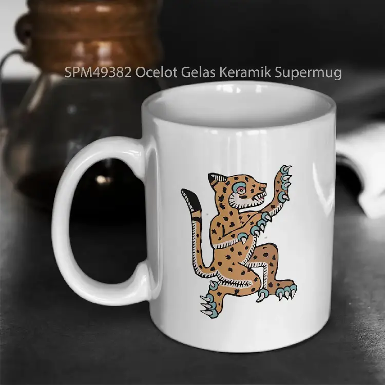 SPM49382 Ocelot Gelas Keramik Supermug