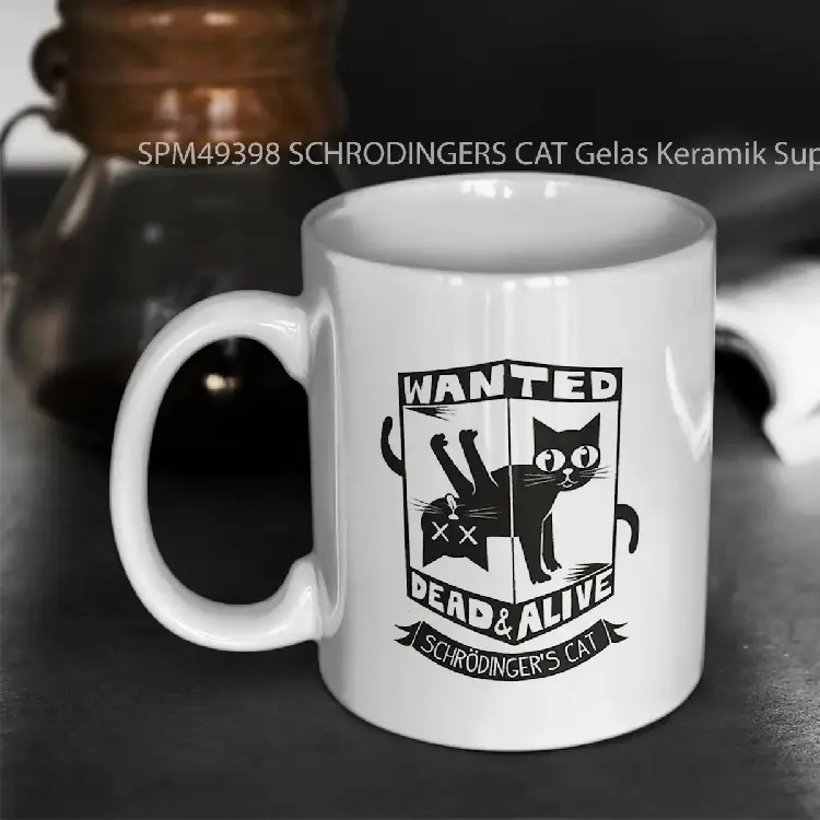 SPM49398 SCHRODINGERS CAT Gelas Keramik Supermug
