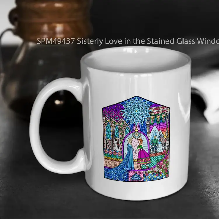 SPM49437 Sisterly Love in the Stained Glass Window Gelas Keramik Supermug