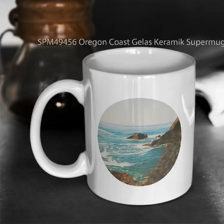 SPM49456 Oregon Coast Gelas Keramik Supermug