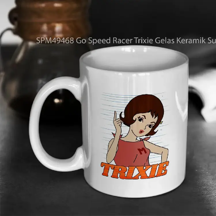 SPM49468 Go Speed Racer Trixie Gelas Keramik Supermug
