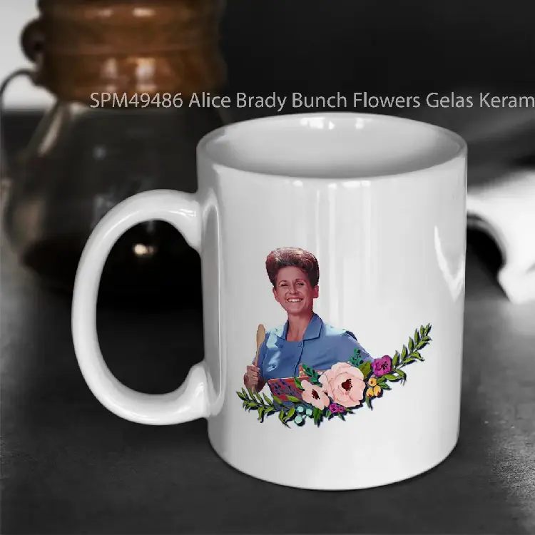 SPM49486 Alice Brady Bunch Flowers Gelas Keramik Supermug