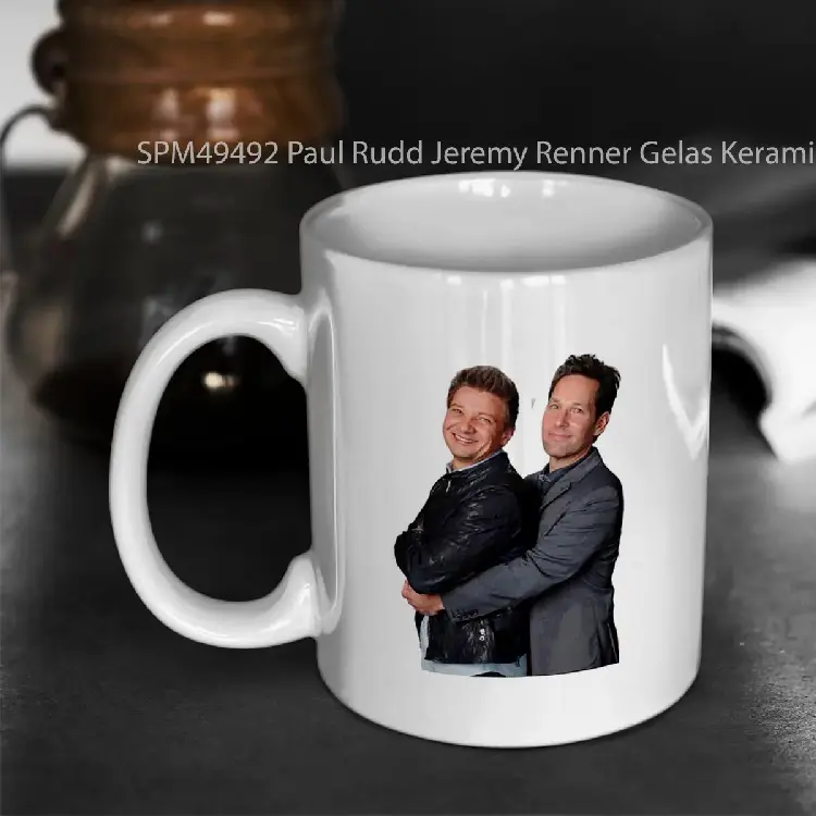 SPM49492 Paul Rudd Jeremy Renner Gelas Keramik Supermug