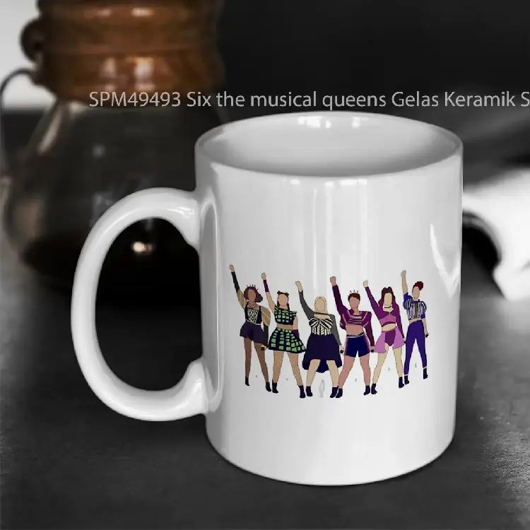 SPM49493 Six the musical queens Gelas Keramik Supermug