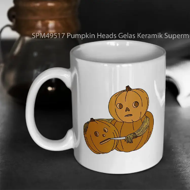 SPM49517 Pumpkin Heads Gelas Keramik Supermug