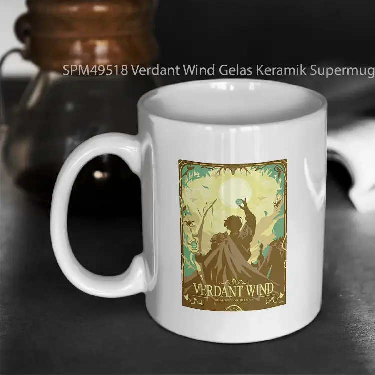 SPM49518 Verdant Wind Gelas Keramik Supermug