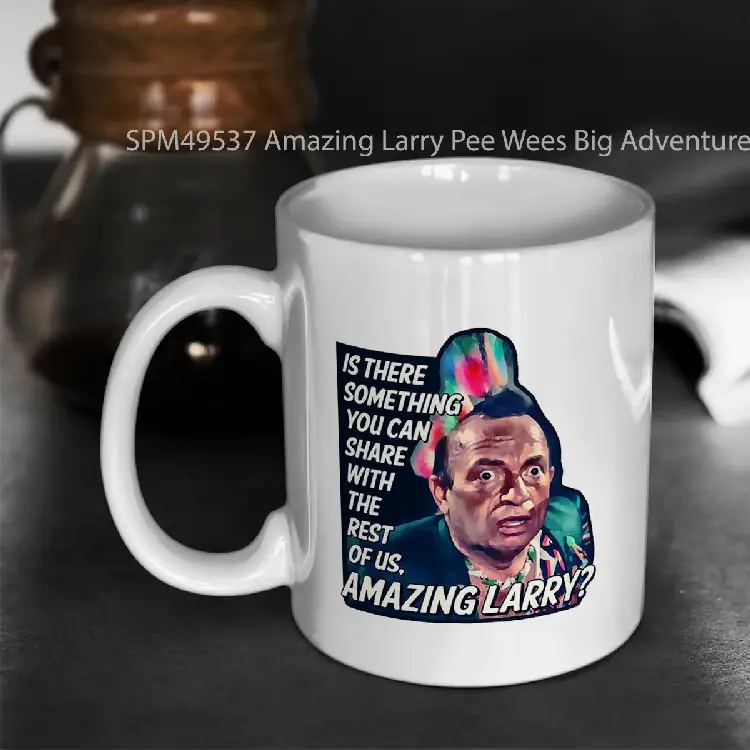 SPM49537 Amazing Larry Pee Wees Big Adventure Gelas Keramik Supermug
