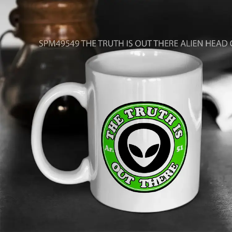 SPM49549 THE TRUTH IS OUT THERE ALIEN HEAD Gelas Keramik Supermug