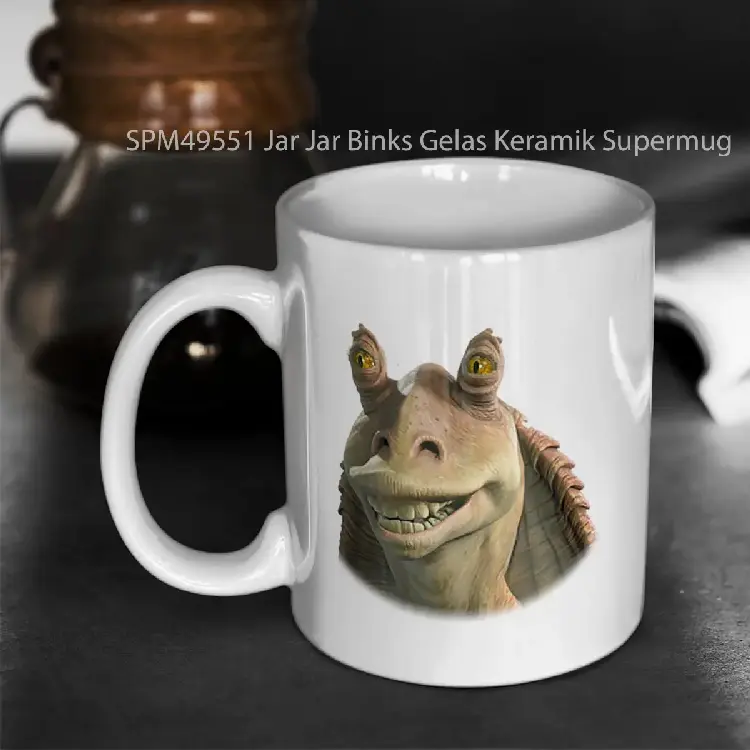 SPM49551 Jar Jar Binks Gelas Keramik Supermug