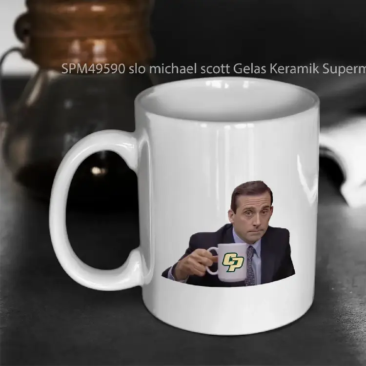 SPM49590 slo michael scott Gelas Keramik Supermug