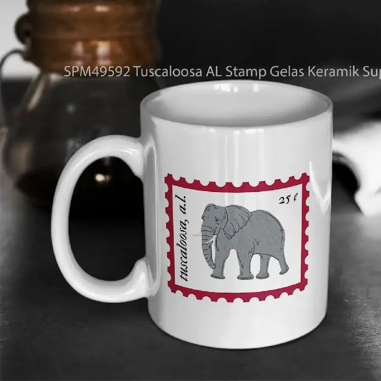 SPM49592 Tuscaloosa AL Stamp Gelas Keramik Supermug