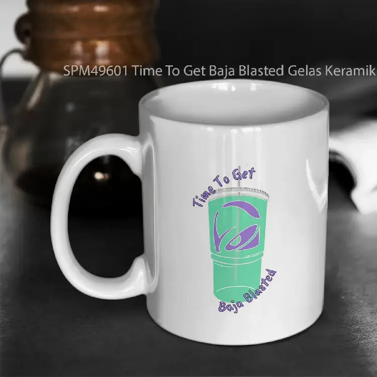 SPM49601 Time To Get Baja Blasted Gelas Keramik Supermug