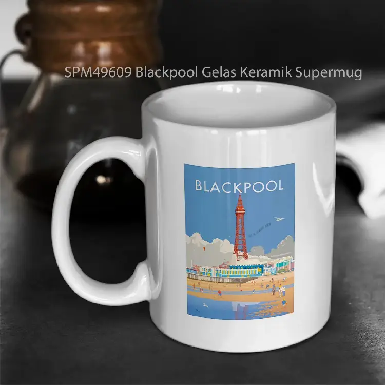 SPM49609 Blackpool Gelas Keramik Supermug