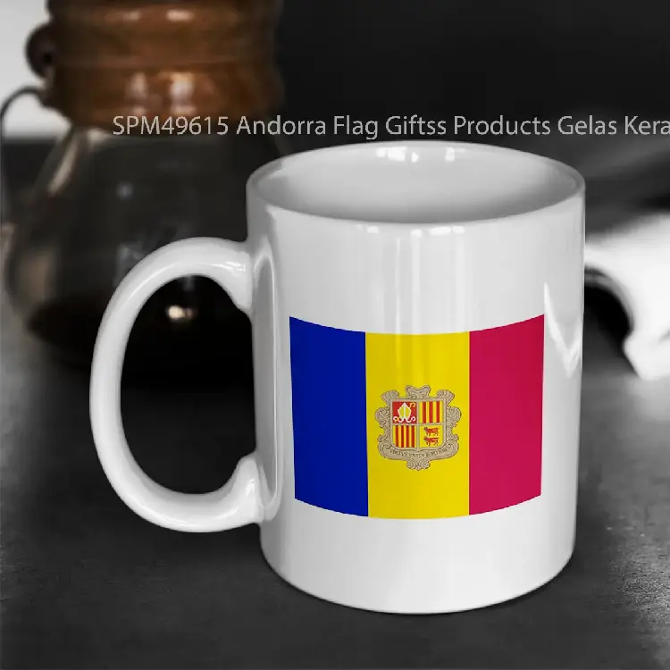 SPM49615 Andorra Flag Giftss Products Gelas Keramik Supermug