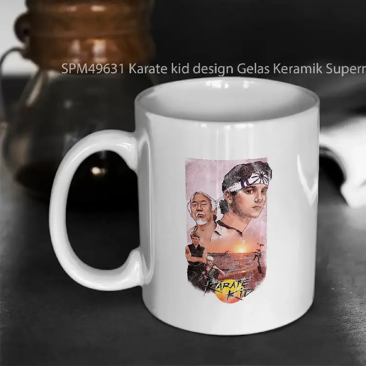 SPM49631 Karate kid design Gelas Keramik Supermug
