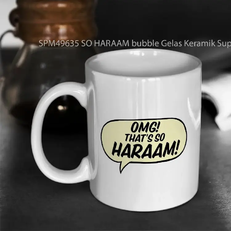 SPM49635 SO HARAAM bubble Gelas Keramik Supermug