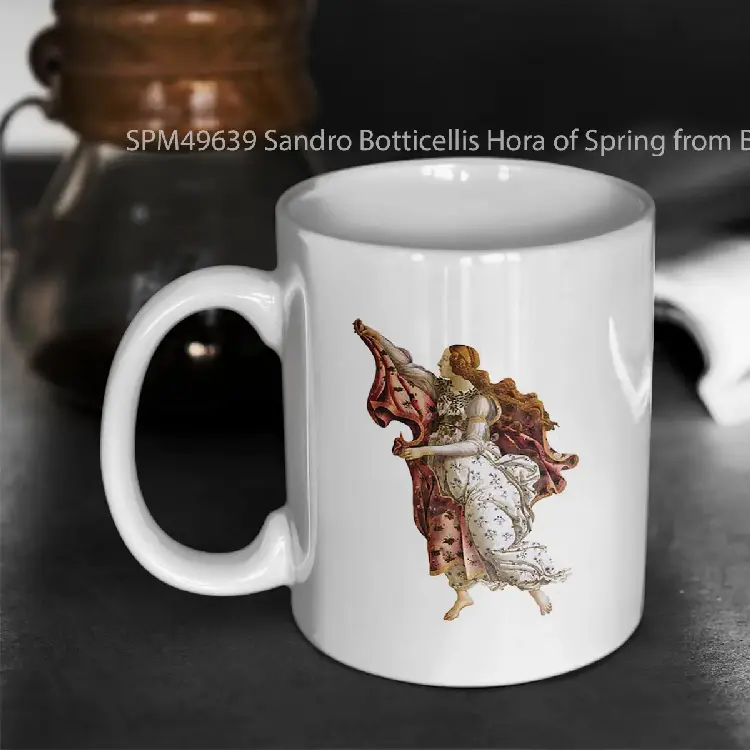 SPM49639 Sandro Botticellis Hora of Spring from Birth of Venus Gelas Keramik Supermug