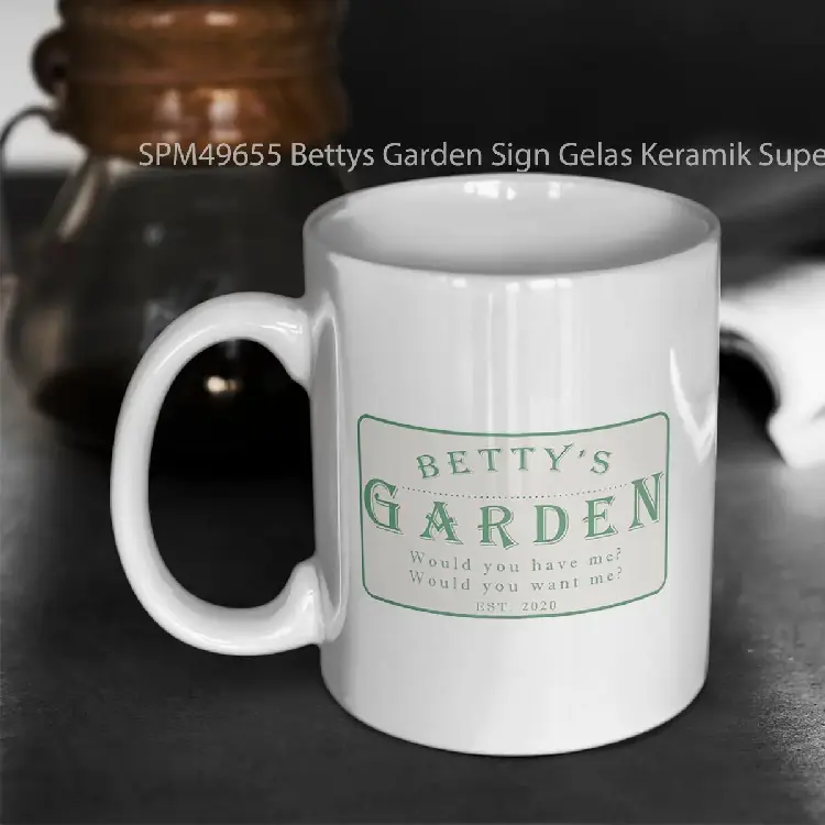 SPM49655 Bettys Garden Sign Gelas Keramik Supermug