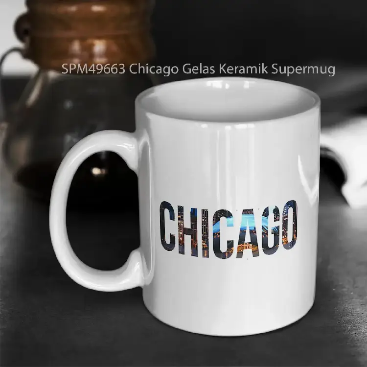SPM49663 Chicago Gelas Keramik Supermug