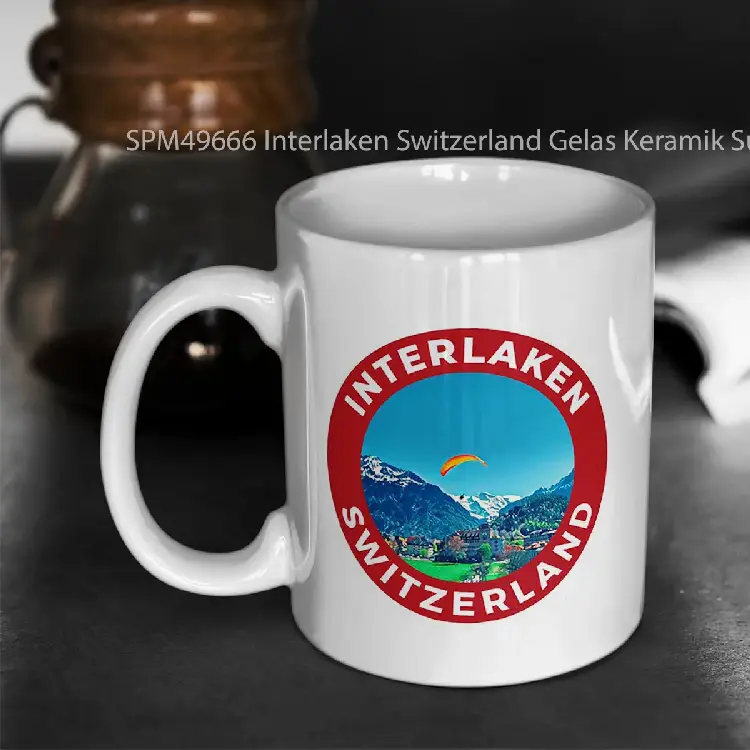 SPM49666 Interlaken Switzerland Gelas Keramik Supermug